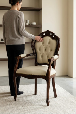 Krzesło tapicerowane Krzesło do jadalni Royal Krzesła Krzesło biurowe Nowoczesny design krzesła Fotel