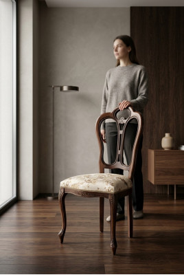 Krzesło do jadalni Royal Krzesła Krzesło biurowe Nowoczesne krzesło tapicerowane Fotel Krzesło Design