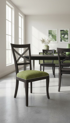 Design Krzesło Fotel Podkładka Nowoczesny Stół obiadowy Krzesła Luksusowy Materiał Drewno Meble