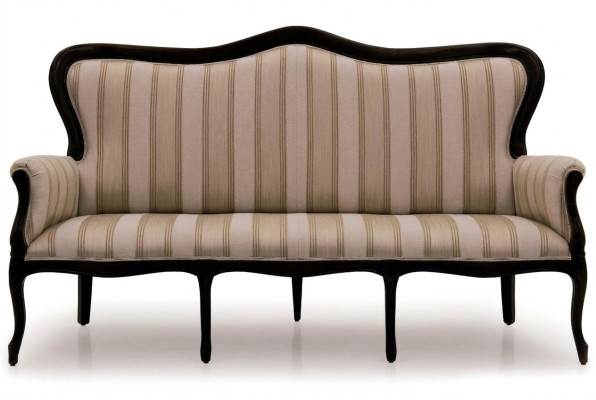 Designerska kanapa trzyosobowa Podkładka sofa Art deco Sofy 3-osobowe Pokój Meble Brown Siedziba