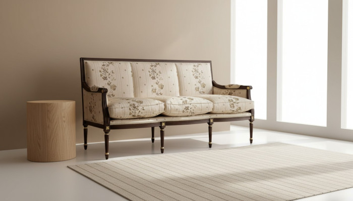 Design Podkładka Luxury Siedziba Sofa Kanapa Włókienniczy Sofa 3 miejsce siedzące Włókienniczy trzymiejscowy