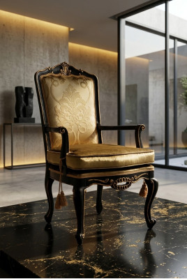 Krzesła salon jadalnia fotel krzesło tapicerowane podłokietnik tron ​​Fotel Krzesło