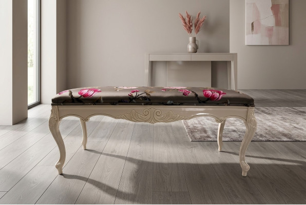 Stołek Sofa Pufa Podkładka Bok Stołek Podnóżek Otomana Siedziba Ławka Artdéco Nowość