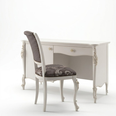 Półki Biurko Tabela Krzesło 2-częściowe Biurko Office Classic Furniture Drewno