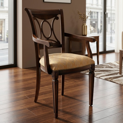 Design Podkładka Krzesło Siedziba Office jadalnia Drewno Krzesło z Podłokietnik Classic Nowość