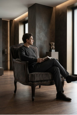 Relaks Włókienniczy Lounge TV 1 miejsce siedzące Fotel Design Krzesło Podkładka Club Nowość