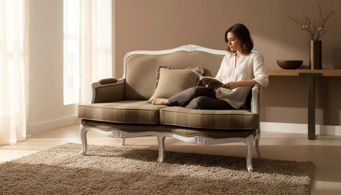 Design Podkładka Włókienniczy Sofy Kanapy nowa podwójna sofa luksusowa sofa 2 miejsce do siedzenia Meble