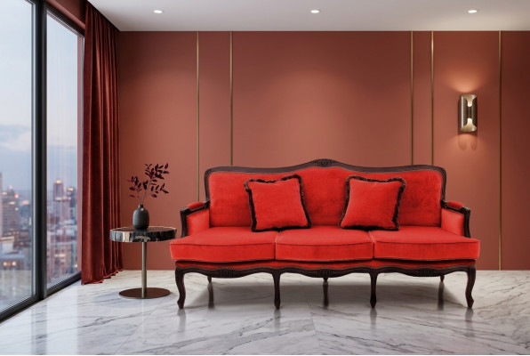 Classic Design Podkładka Luxury Siedziba Sofa Kanapa Skóra Włókienniczy 3 miejsce do siedzenia Nowy H5