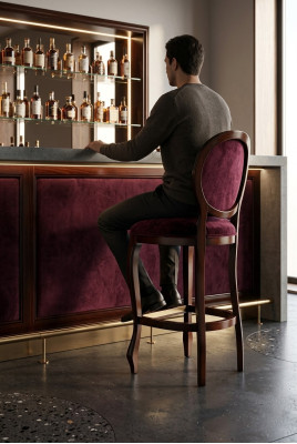 Hoker barowy Krzesło Fotel Bar Home Bar dla Szafka barowa Classic Meble