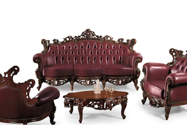 Chesterfield 3 miejsce do siedzenia Sofa Skóra Sofa Kanapy Luxury Design Italian Meble
