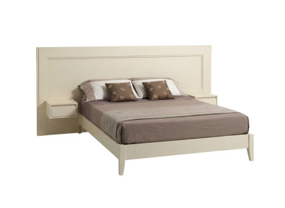 Design Nowoczesne Luksusowe Meble 4szt. Komplet mebli hotelowych 2x łóżko + Stolik nocny