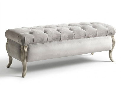 Chesterfield Design Stołek Pufa Owalna Podnóżek Meble Taboret Tapicerowany