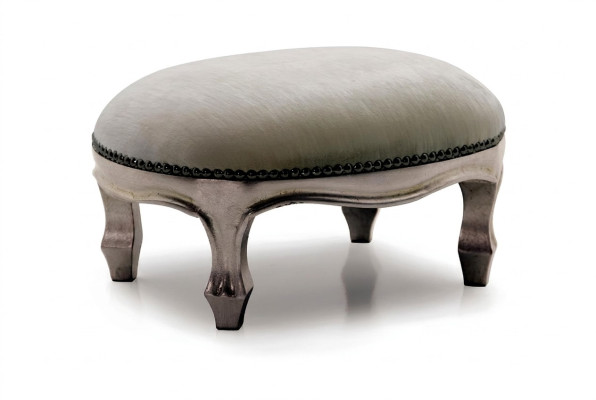 Stołek Podkładka Siedziba Włókienniczy Relaks Sofa Boczna Kanapa Stołek R1 Designer Luxury