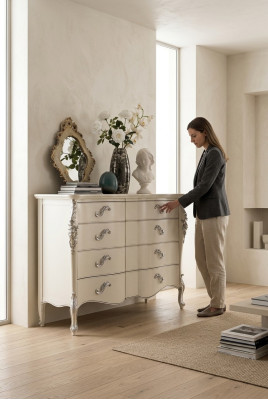 Salon Drewno Nowoczesne Luksus Włochy Design Kredens Meble Kredens Klasyczny