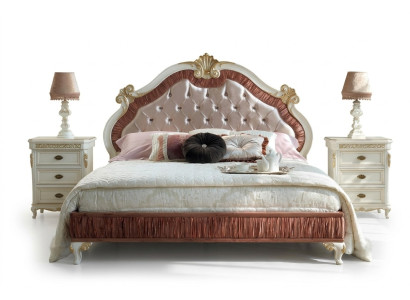 Design Modern Luxury łóżka Meble New Łóżko 2x Stolik nocny 3 szt. Zestaw Sypialni