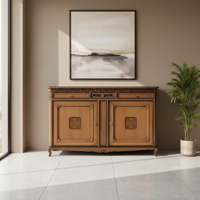 Design Kredens Szafki Komody Półka Półki Drewno Kredens Szafa Solidne drewno