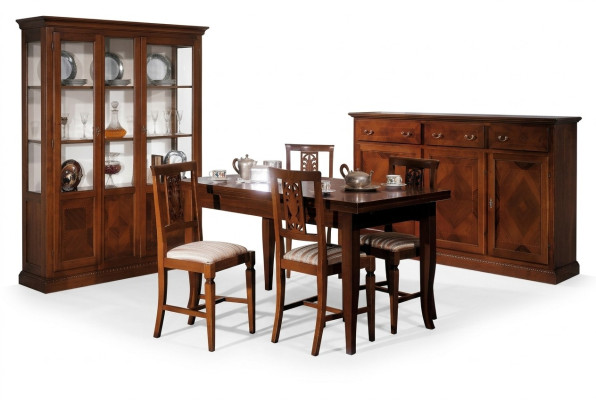 Design Meble Meble stoły Solidne drewno Tabela New Luxury Stół obiadowy włoski