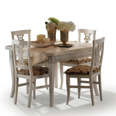 Meble Meble stoły Solidne drewno Tabela Nowy Luksus Stół obiadowy Italian Design