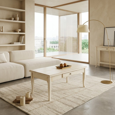 Włoskie Meble Vaccari Stoliki do kawy Tabela Luxury Drewno stoły Konsole Design