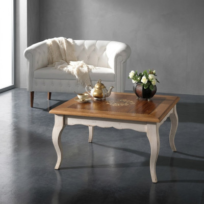 Sofa Stolik kawowy do salonu Solidny boczny luksusowy stolik kawowy o designie