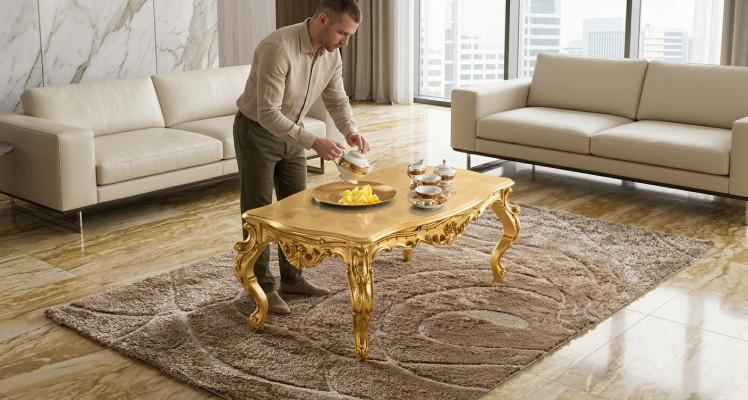 Sofa Stolik kawowy Stoły do ​​salonu Meble do salonu Nowy stolik kawowy Luxury Design
