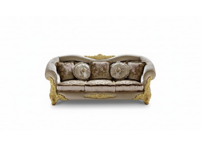 Meble sofa tekstylna Baroque 3 Siedziba Klasyczna sofa trzyosobowa Couch Podkładka