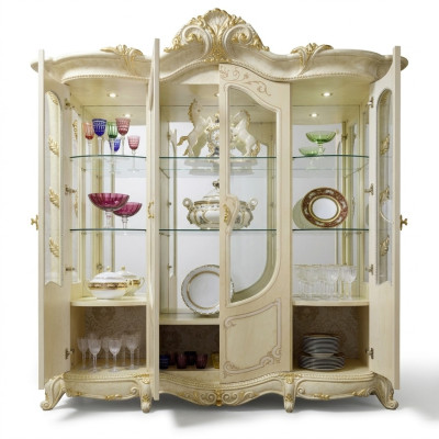 Prezentuje Salon Szafki Kredens Drewno New Luxury Gablota Szafa Classic