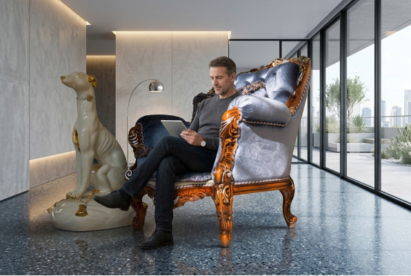 Design Luxury Classic Oparcie Włókienniczy Fotel 1 miejsce siedzące Sofa Podkładka Sofy Jednomiejscowe