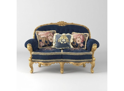 Chesterfield Sofa 2 miejsce do siedzenia Podkładka Kanapy Sofy Aksamit Materiał Dwumiejscowe Meble Nowe