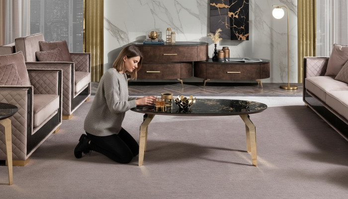 Designerski Stolik Stolik do salonu Stoły Owalny stolik kawowy