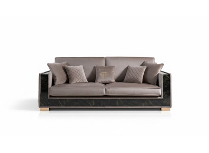 Sofa trzyosobowa kanapa Podkładka Design Siedziba Sofy Pokój Meble Materiał 3er Modern