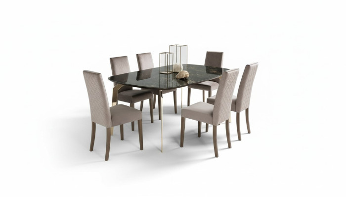 Stół obiadowy Czarny Designerskie stoły Modern Design Meble Luksusowa jadalnia Tabela Kuchnia