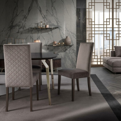 Krzesła Fotel TV Lounge Siedziba 1x Fotel New Luxury Krzesło jadalnia Podkładka