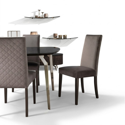 Krzesła Fotel TV Lounge Siedziba 1x Fotel New Luxury Krzesło jadalnia Podkładka