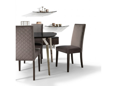 Krzesła Fotel TV Lounge Siedziba 1x Fotel New Luxury Krzesło jadalnia Podkładka