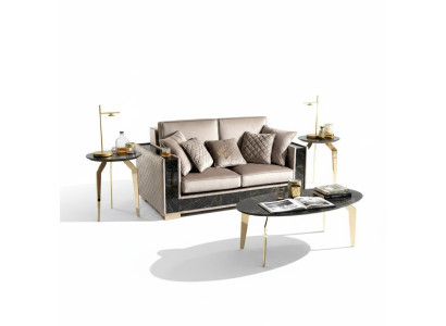 Sofa dwuosobowa 2 miejsce do siedzenia Duża XL Kanapa Sofy Kanapy Salon Design Nowe