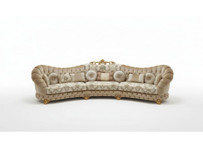 Żywy krajobraz Narożnikowa kanapa Okrągłe Kanapa Siedziba Podkładka Sofa Luxury Meble Sofas Włochy