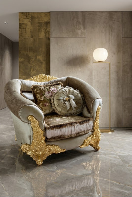 Fotel Luxury Fotel Meble Nowy Salon Sofa Jednoosobowa Kanapa Lounge Club Hotel