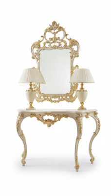 Konsole Stolik nocny Sypialnia Stolik Klasyczny Design Meble Drewno Nowe
