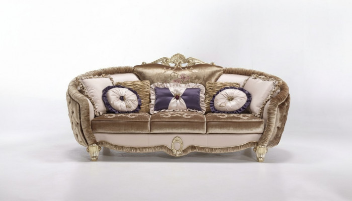 Classic Podkładka 3 miejsce do siedzenia Włókienniczy Kanapy Włókienniczy Sofa Sofa Sofa Trzyosobowa Nowość