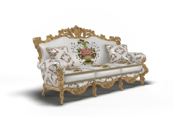 Classic Design Podkładka Luxury Siedziba Sofa Kanapa Aksamit Włókienniczy 3 miejsce do siedzenia Nowe Meble