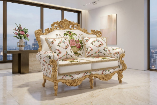 Klasyczna Podkładka Kanapy Ławka Kanapa Sofy Meble Sofa Dwuosobowa 2 Siedziba Włochy