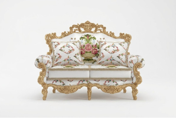 Klasyczna Podkładka Kanapy Ławka Kanapa Sofy Meble Sofa Dwuosobowa 2 Siedziba Włochy