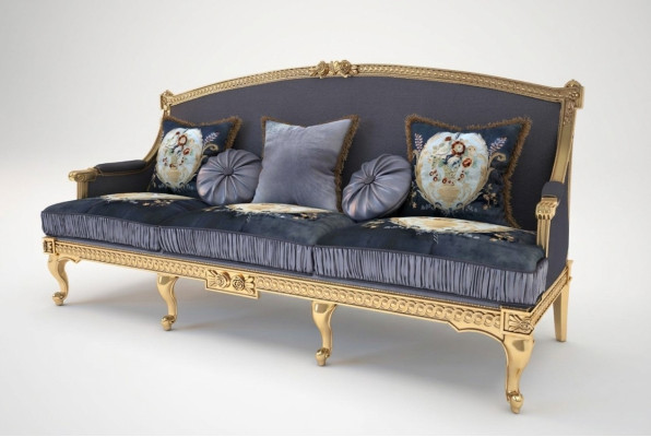 Designerskie Kanapy Podkładka Sofa Sofy 3 Siedziba Sofa materiałowa trzyosobowa Salon Włochy