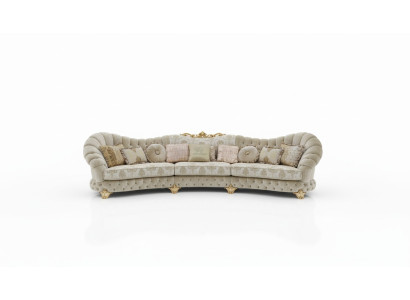 Designerska Sofa Okrągły Narożnikowa kanapa Okrągły Sofa Modern Włochy Żywy krajobraz Meble