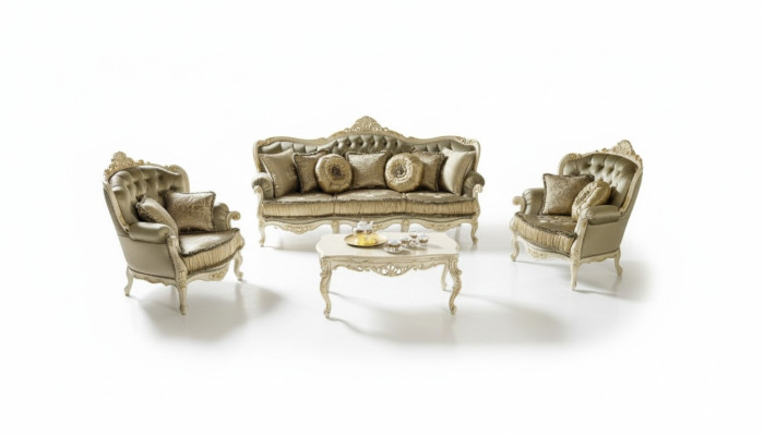 Zestaw sofowy 3+1+1 miejsce do siedzenia Zestaw Design Sofy Podkładka Kanapy Relaks Kanapa Sofa Nowość
