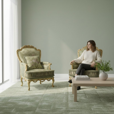 Classic 1 miejsce do siedzenia Sofa Podkładka Siedziba Włókienniczy Materiał Kanapy Sofy Sofa Meble Nowość