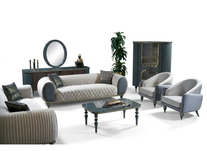 Design Sofy Podkładka Kanapy Materiał Relaks Nowoczesny Zestaw sofowy 3+1+1 miejsce do siedzenia Zestaw