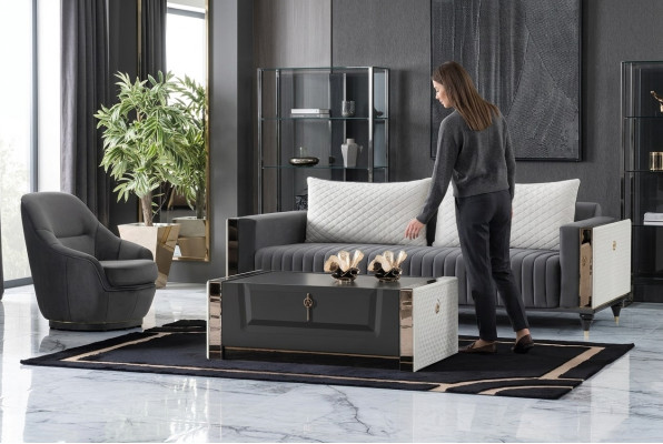 stoły Meble Tabela Luxury Stolik Drewno Nowoczesny stolik kawowy Living Room Design