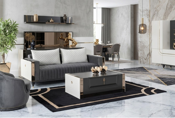 stoły Meble Tabela Luxury Stolik Drewno Nowoczesny stolik kawowy Living Room Design